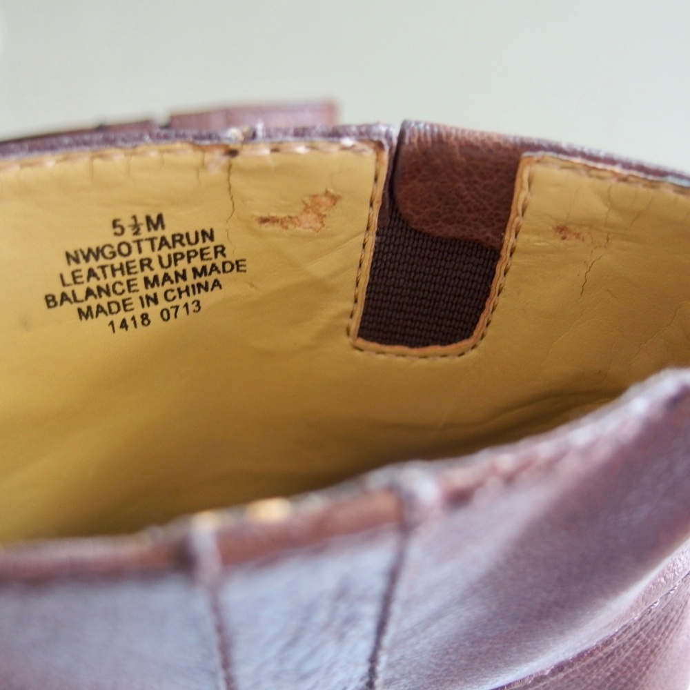 Nine West Brown Leather Booties - Picture 8 of 8